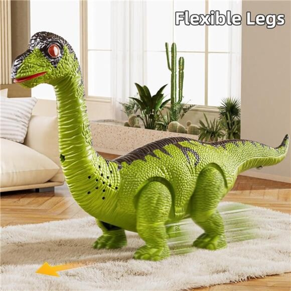 3 Pack Electrical Walking Dinosaur Toys for Toddlers 3-4 3-5 Years with Sound - Picture 4 of 7